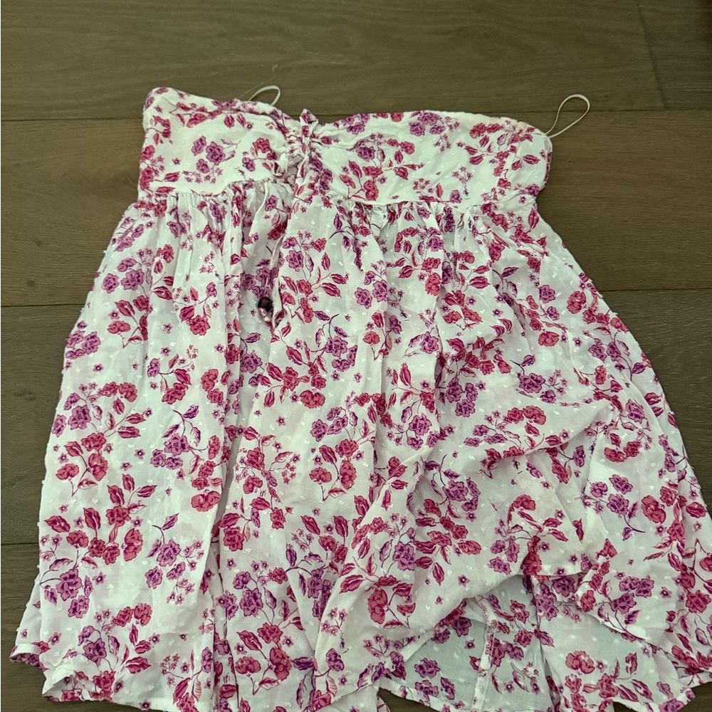 Floral Pink Mini Dress